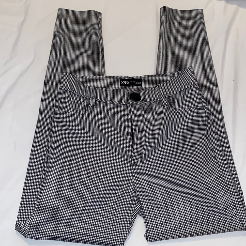 Zara - Patterned Skinny Leg Pant